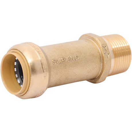 SharkBite® U3140LF Lead-Free Brass Push-to-Connect SLIP Male Adapter - 1" Slip x 1" MPT