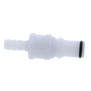 BACD22004 Valved In-Line Hose Barb Coupling Insert 1/4 ID Barb