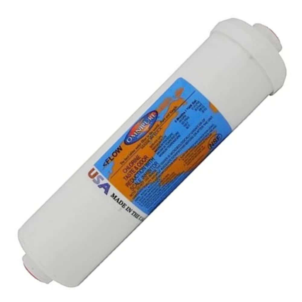 Omnipure K5567-BB Inline GAC +1/2 lb KDF55 1/4  FPT 10" x 2.5"