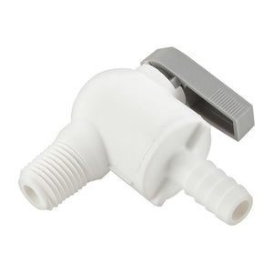 Parker Liquifit Par-Barb Valve Male Elbow - 1/4 ID Barb x 1/4 MPT