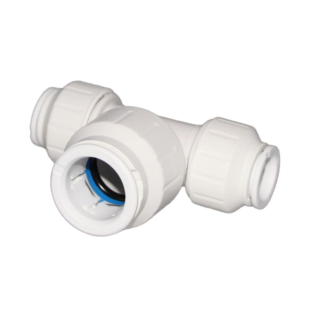 John Guest Reducing Tee - 15mm x 15mm x 22mm