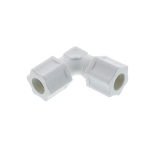 JACO 50-8-P-PG Polypropylene Union Elbow 1/2 OD Tube x 1/2 OD Tube