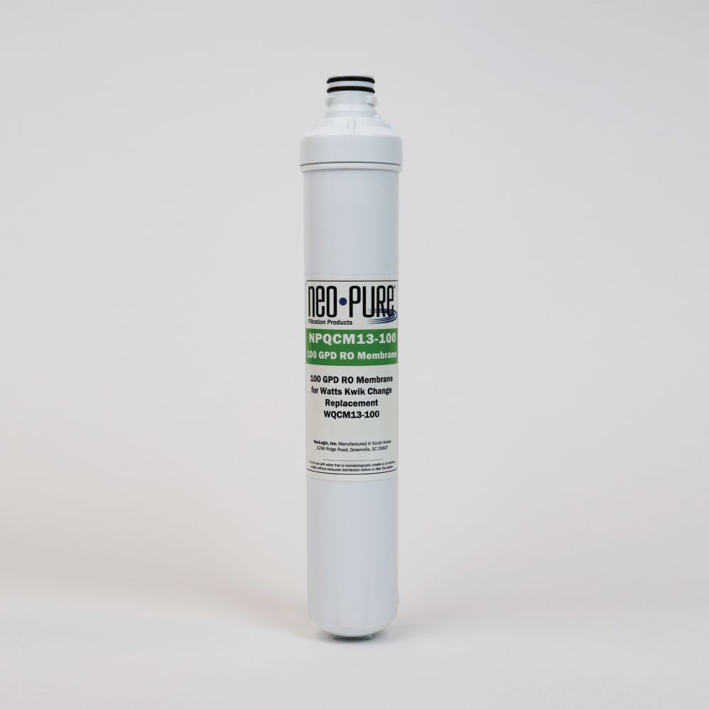 Neo-Pure Kwik Change 13" RO Membrane Filter 100 GPD Replacement For Watts WQCM13-100