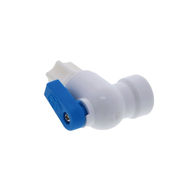 Tank Shut Off Valve Elbow ¼ FPT x 3/8 Jaco