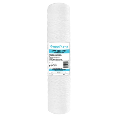 Neo-Pure WPP-45200-100 20" Surfactant Free BB String Wound Filter 100 Micron