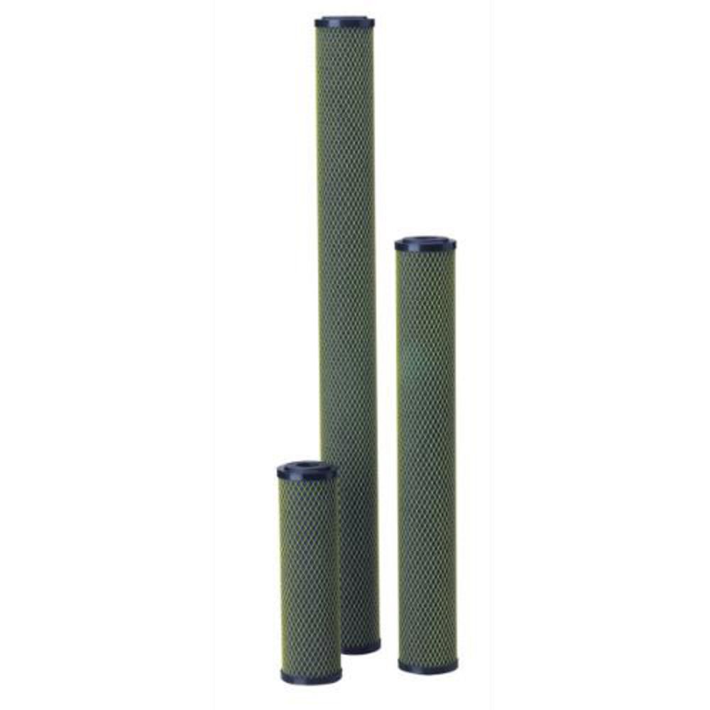 10" Pentek 255668-43 [ELPC-10] Activated Carbon / Electroplating 7 Mic Cartridge