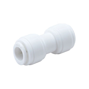 neoFit - Acetal White Union Connector 1/4" tube x 1/4" tube