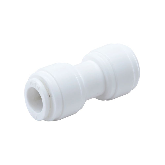 NeoFit - Acetal White Union Connector 3/8" tube x 3/8" tube