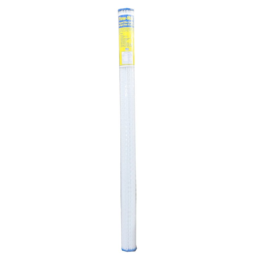 40" x 2-3/4" Flow-Max Pleated Poly - 20 mic,All Products : American Fashion Style Bags On Sale