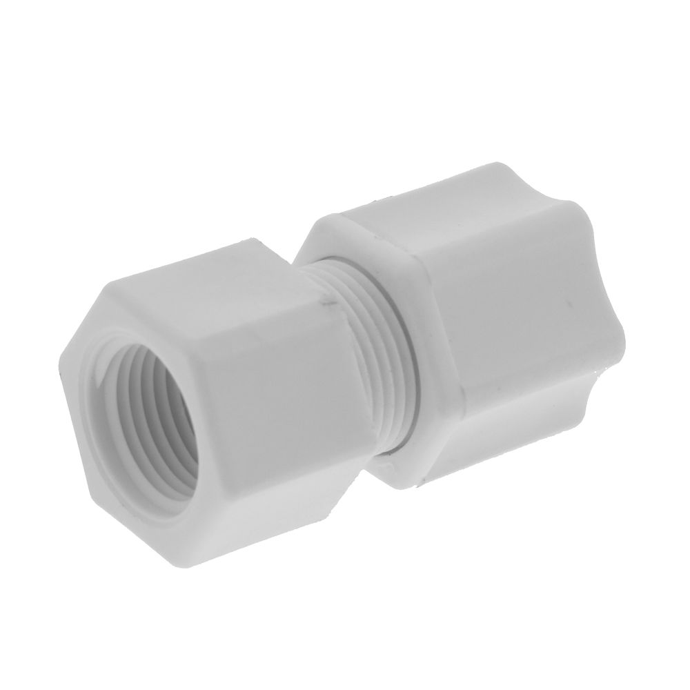 JACO 25-8-6-P-O Polypropylene Female Connector 1/2 OD Tube x 3/8 FPT