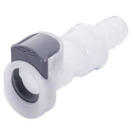 APCD17006SH NSF Valved In-Line Hose Barb Coupling Body with Shroud 3/8 ID Barb