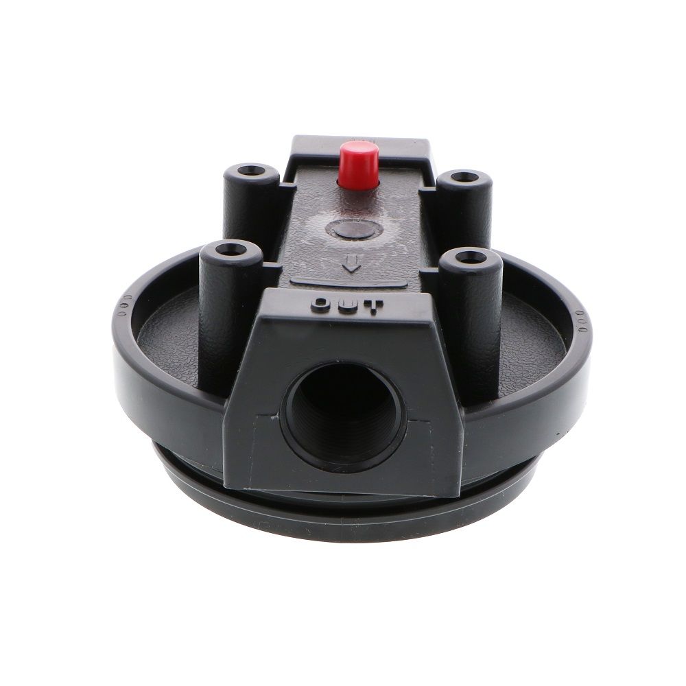 Pentek 154115 Black Mounting Bracket Cap for Standard Housings w/ PR - 3/4" FPT