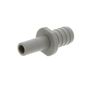 DMfit Stem Barb Straight Connector - 3/8" OD Stem x 1/2" ID Barb