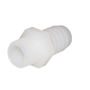 Male Barb Adapter - 5/8 ID x 3/8 MNPT - Natural Nylon