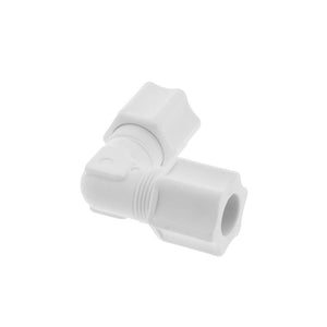 JACO 50-8-P-O Polypropylene Union Elbow 1/2 OD Tube x 1/2 OD Tube