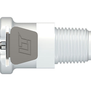 LinkTech 20AC Male Thread Socket, Valved, 1/8" BSPT