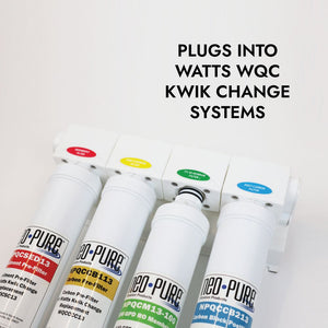Neo-Pure Kwik Change 13" RO Membrane Filter 100 GPD Replacement For Watts WQCM13-100