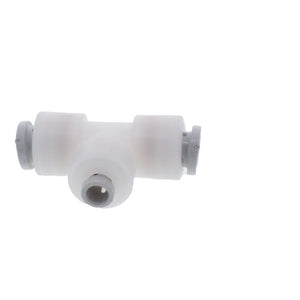 Kynar PVDF Male Branch Swivel Tee - 3/8 x 1/8 NPTF