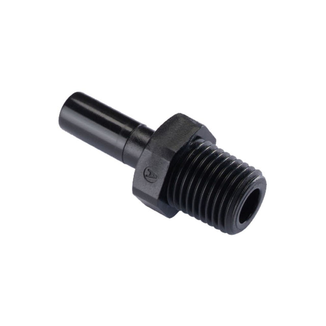 NeoFit - Acetal Black Stem Adapter 12mm stem x 1/2"BSP[P]