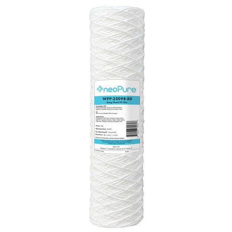 Neo-Pure WPP-25098-50 10" Surfactant Free String Wound Filter 50 Micron