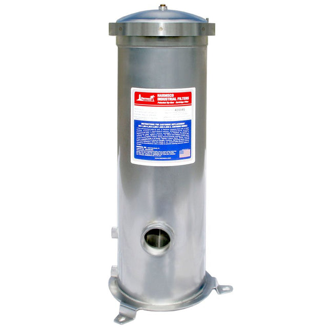 Harmsco® BC4-2 Band Clamp Up-Flow Filter Housing 50 gpm - 316 Stainless Housing