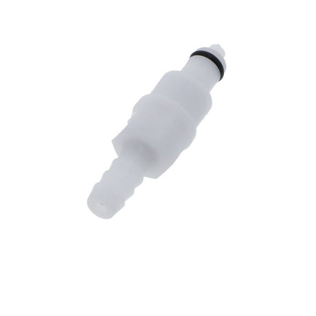 Multi-Mount Valved Hose Barb Coupling Insert - 1/4 ID Barb Acetal