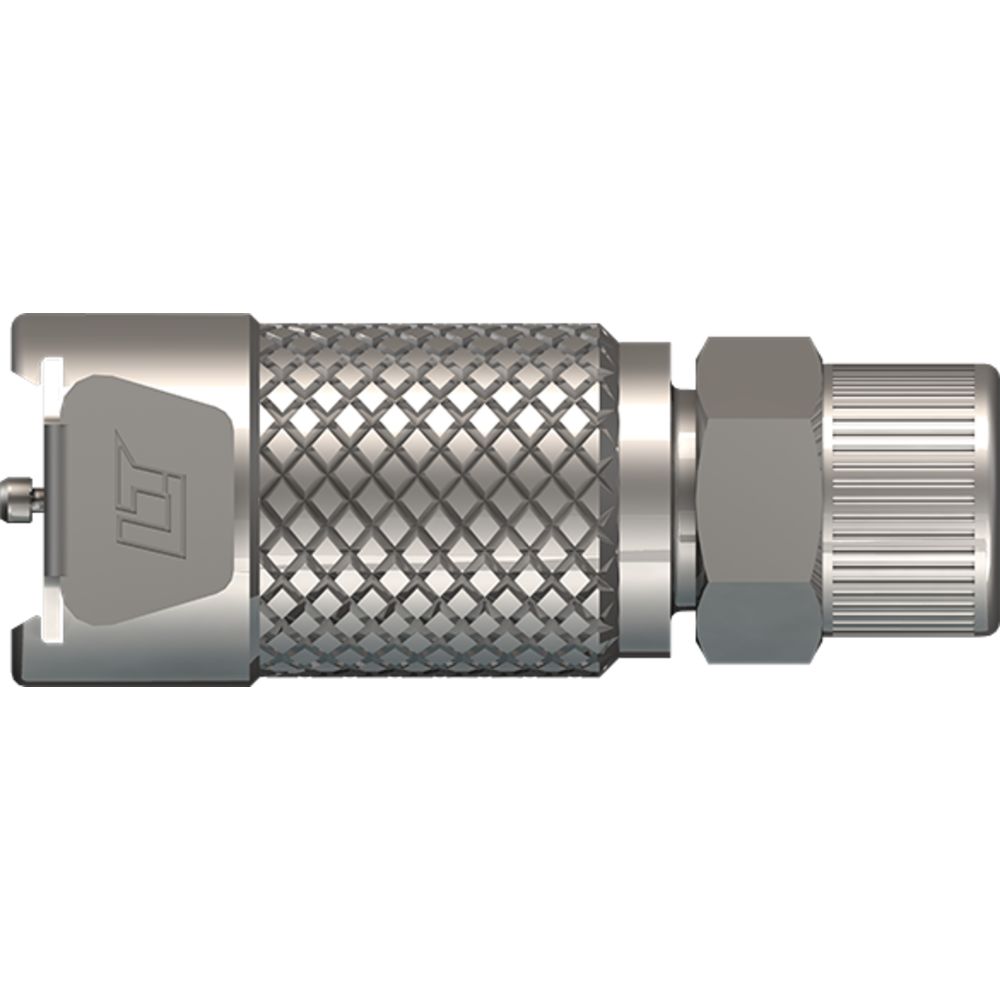 LinkTech Inline Socket Valved 1/4