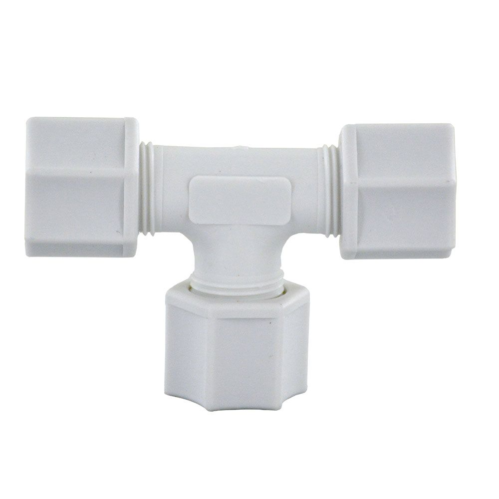 JACO 70-2-P-O Polypropylene Union Tee 1/8 OD Tube x 1/8 OD Tube x 1/8 OD Tube