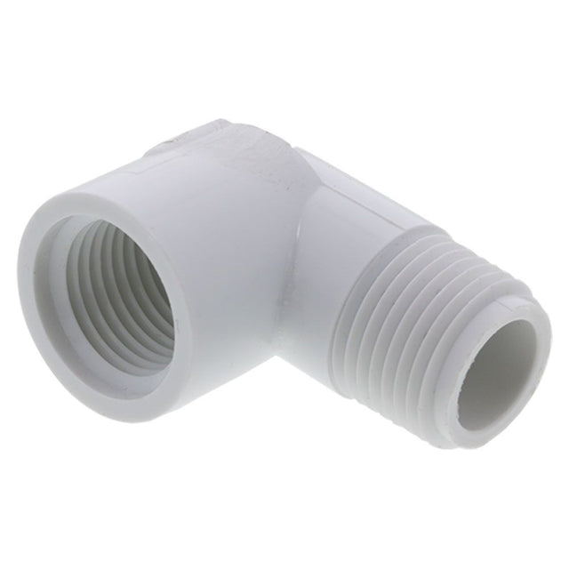 Schedule 40 PVC Street Elbow 1/2" FPT x 1/2" MPT
