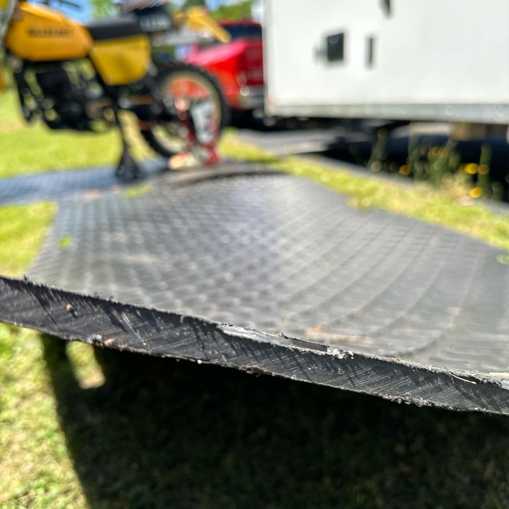 HDPE Ground Protection Mats 4'x8' - Black