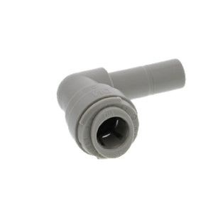 DMfit Plug-In Stem Elbow - 3/8 Tube x 3/8 Stem - Gray