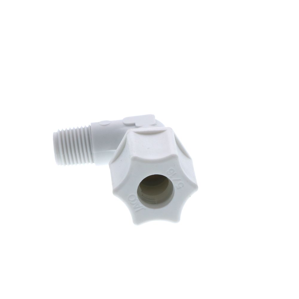 JACO 40-5-2-P-PG Polypropylene Male Elbow 5/16 OD Tube x 1/8 MPT