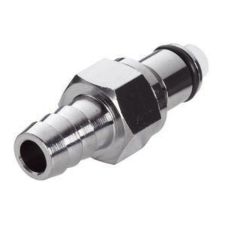 LCD22005V Valved In-Line Hose Barb Coupling Insert 5/16 ID Barb FKM [Viton] O-rings