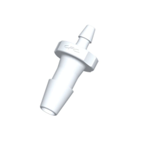 Colder HSR4230 Straight Reducer Fitting, 1/8 HB X 1/16 HB, White Nylon