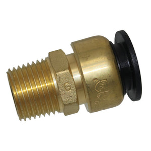 1/2" CTS x 1/2" NPT Lead Free Brass Male Connector