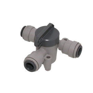 John Guest Angle Stop Valve - 3/8 x 3/8 x 3/8