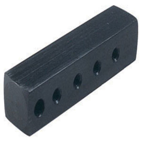 32M4 10-32 Threaded 4 Port Anodized Aluminum Manifold