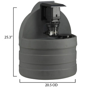 Stenner Single Head Adjustable Pump with 15 Gallon Tank #2 Tube .5 - 10 GPD System