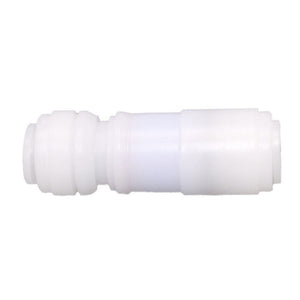 NeoFit - Acetal Natural White Single Check Valves 1/4" tube - 0.3 psi Crack Pressure