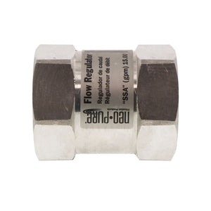 Neo-Pure Stainless Steel  Flow Control 24 GPM 316SS 1.5" FPT x FPT