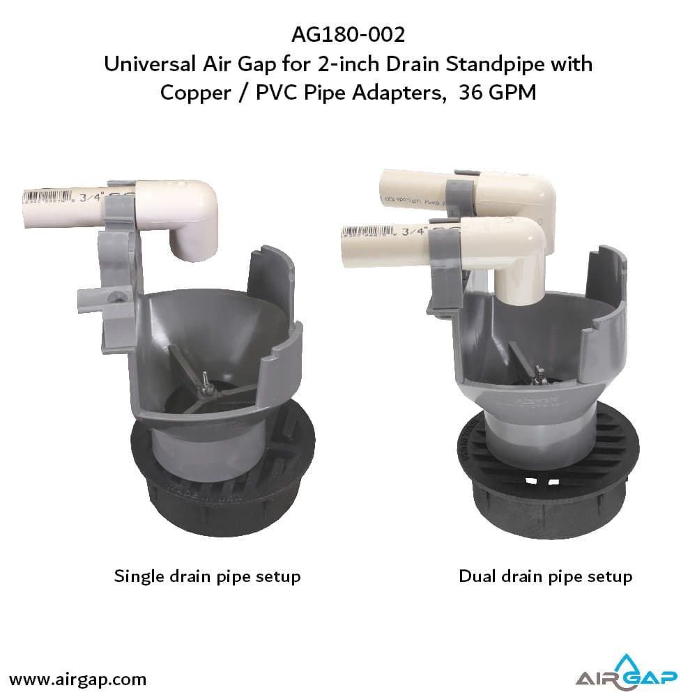 GAP-A-DRAIN AG180-002 Universal Airgap