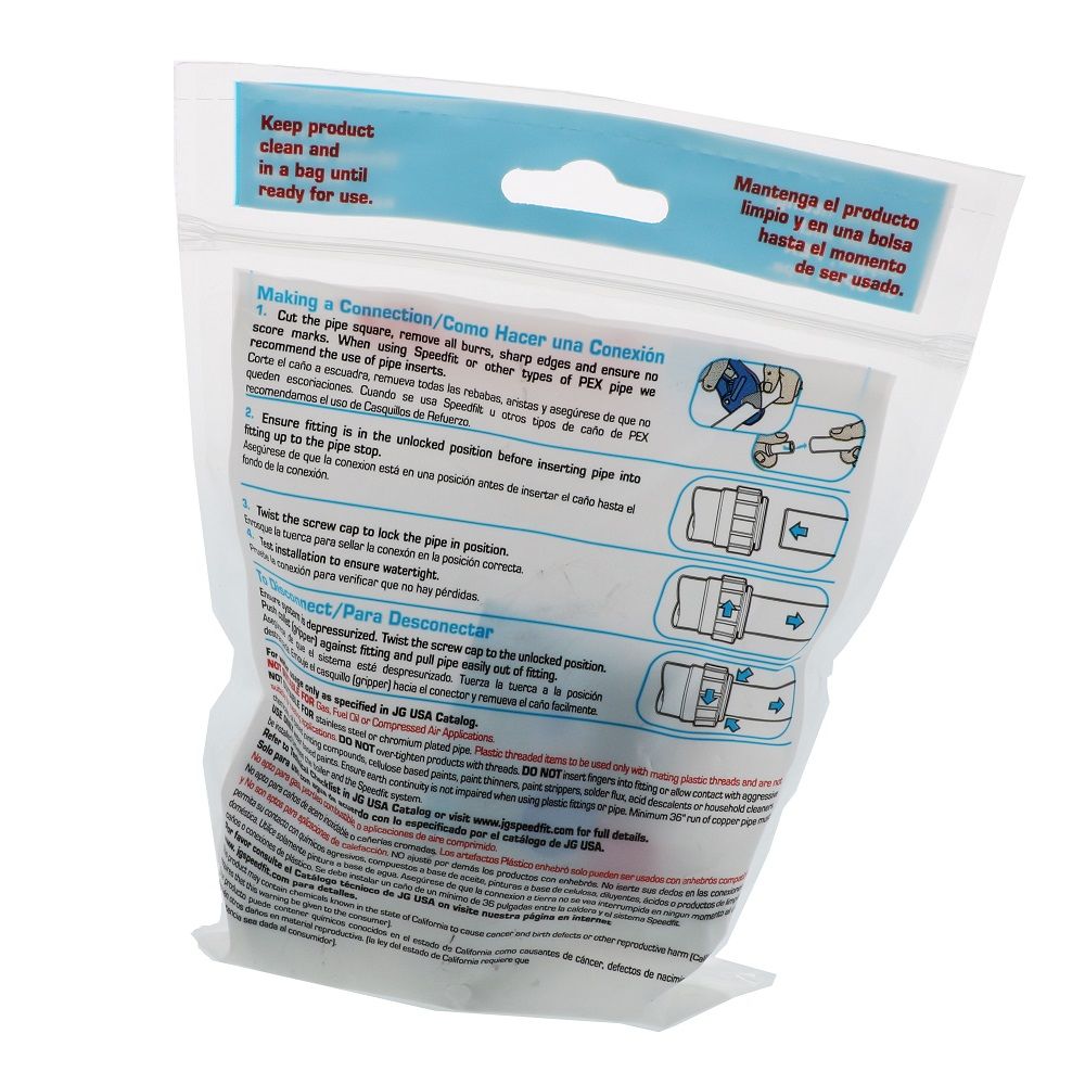 John Guest Straight Shut-Off Valve - 3/4 CTS