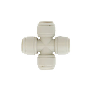 NeoFit - Acetal Gray Union Cross 3/8" tube