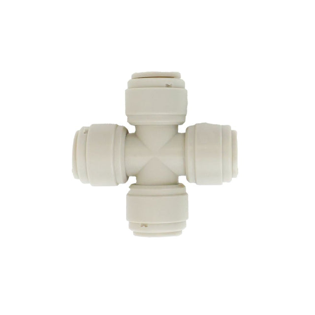 NeoFit - Acetal Gray Union Cross 3/8" tube