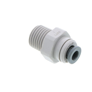 John Guest Male Connector BSPT - 3/16 x 1/4  BSPT