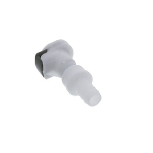APCD17006SH Valved In-Line Hose Barb Coupling Body with Shroud 3/8 ID Barb