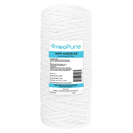 Neo-Pure WPP-45098-05 10" Surfactant Free BB String Wound Filter 5 Micron