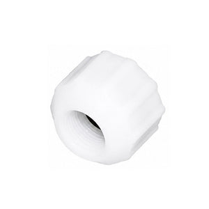 neoFit - Acetal Natural True White F/F Reducer 1/4" x 3/4" Thread BSPP