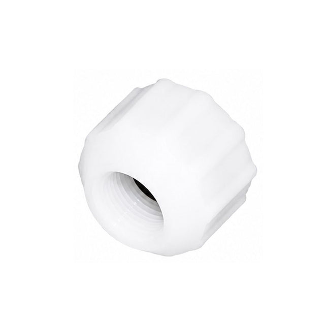 neoFit - Acetal Natural True White F/F Reducer 1/4" x 3/4" Thread BSPP