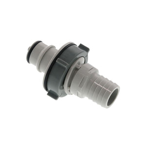 HFCD421212 Valved Panel Mount Hose Barb Coupling Insert 3/4 ID Barb